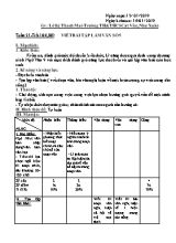 Giáo án Ngữ văn Lớp 9 - Tiết 104+105 Viết bài tập làm văn số 5 - Năm học 2018-2019 - Huỳnh Thị Thanh Mai